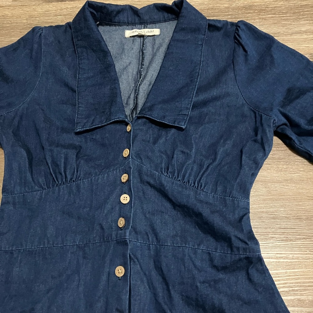 Nobody’s Child denim dress size 4 NWOT - Picture 2 of 9